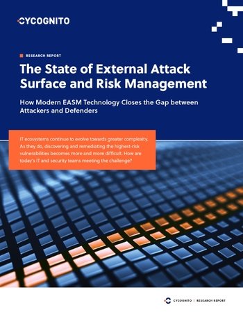 The State of External Attack Surface and Risk Management
