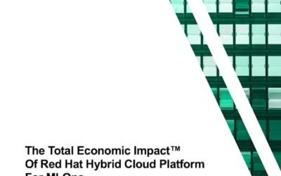 Total Economic ImpactTM Of Red Hat Hybrid Cloud Platform For MLOps
