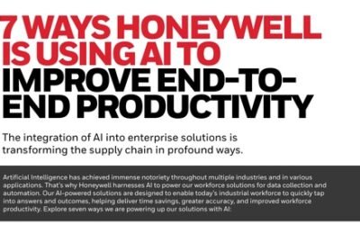7 WAYS HONEYWELL IS USING AI TO IMPROVE END-TO-END PRODUCTIVITY